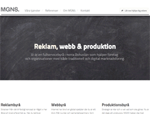 Tablet Screenshot of mgns.se